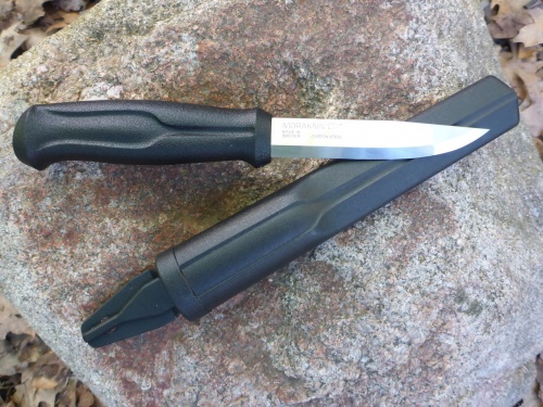 Нож Morakniv 510, углеродистая сталь, черный фото 2