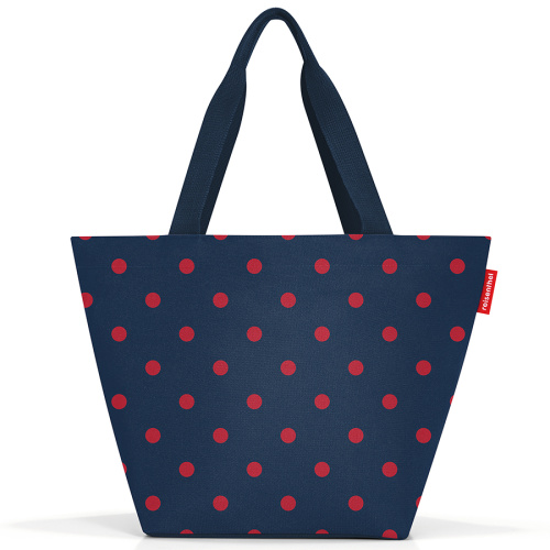 Сумка shopper m mixed dots red