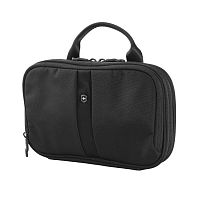 Несессер Victorinox Slimline Toiletry Kit, 2 отделения, чёрный, 25x6x15 см, 2 л