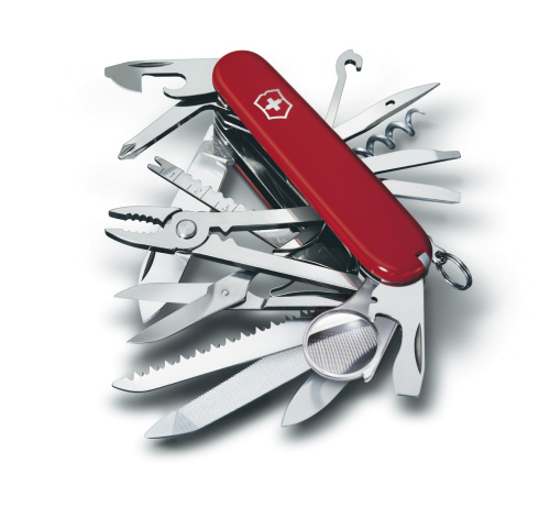 Нож Victorinox SwissChamp, 91 мм, 33 функции, красный фото 2