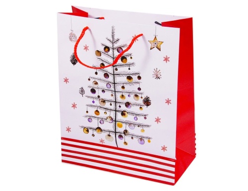 Пакет для подарков CHRISTMAS CHARM (с ёлкой), Due Esse Christmas фото 3
