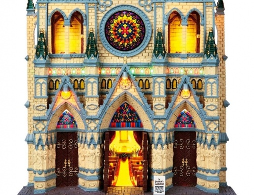 Фасад 'Собор Святого Патрика', свет, 33х24х9.5 см, батарейки, LEMAX фото 2