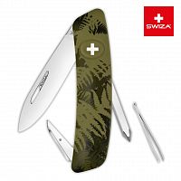 Швейцарский нож SWIZA C02 Camouflage, 95 мм, 6 функций, хаки