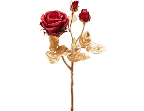 Декоративная "Роза - королевское великолепие", искусственный шёлк, EDG фото 6