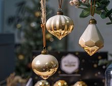 Набор стеклянных шаров и украшений КОНЖЕЛЕ, 8-9 см, 12 шт., Winter Deco