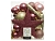 Набор пластиковых елочных шаров и украшений НОВОГОДНИЙ, цвета: розовый бархат, нежно-розовый, перламутровый, упаковка 33 шт., Kaemingk