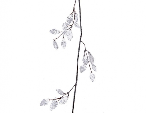 Гирлянда "Листья-льдинки", акрил, 120 см, Kaemingk фото 2
