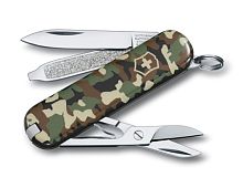 Нож-брелок Victorinox Classic LE 2011, 58 мм, 7 функций, 'Chanting Robots', 0.6223.3