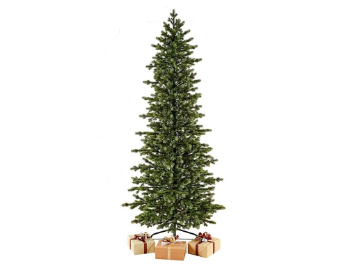 Искусственная стройная елка Невада зелено-голубая, ЛИТАЯ 100%, Max CHRISTMAS фото 2