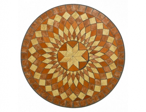 Комплект садовой мебели "Альгамбра", (стол и 2 стула), металл, мозаика, Kaemingk фото 3