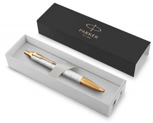 Parker IM Premium - Pearl GT, шариковая ручка, M фото 2