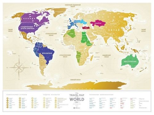 Карта travel map world фото 8
