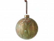 Винтажный елочный шар Мелодия Востока 100 мм, стекло (Edelman)