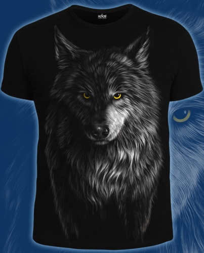Мужская футболка"Волк" фото 3