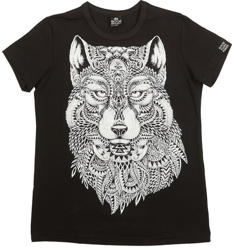 Детская футболка"Волк-Тотем"