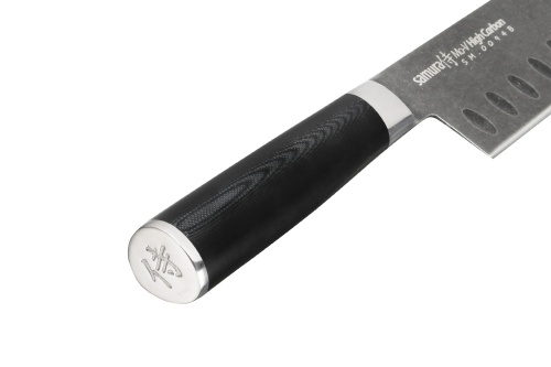 Нож Samura сантоку Mo-V Stonewash, 18 см, G-10 фото 2