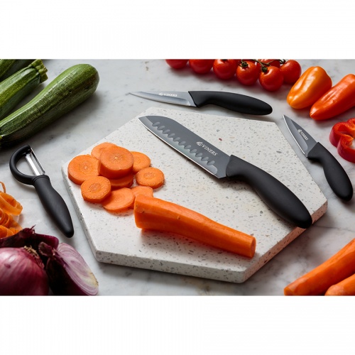 Набор из 3 ножей и овощечистки everyday фото 4