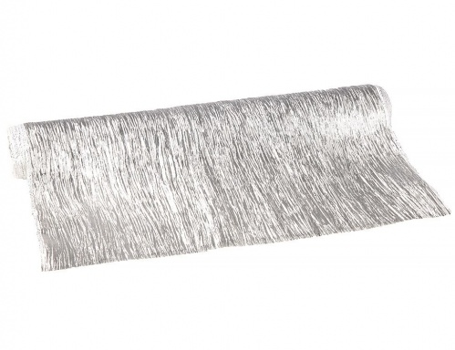 Ткань для декорирования "Жатая", серебряная, 40х200 см, BILLIET