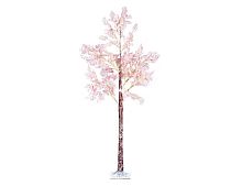 Светящееся дерево СНЕЖНЫЕ ПЁРЫШКИ, тёплые белые микро LED-огни, уличное, Kaemingk (Lumineo)