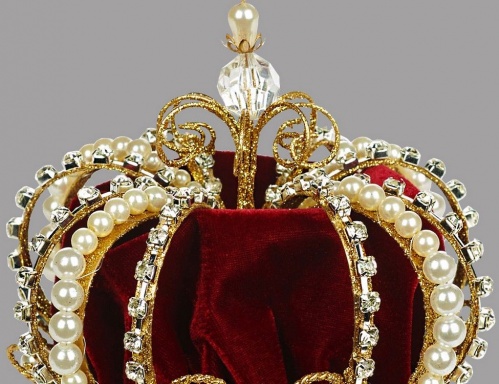 Ёлочная верхушка "Корона императрицы", красная, Goodwill фото 3