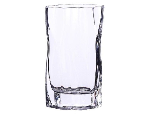 Стеклянная ваза ICE EFFECT, прозрачная, 21 см, Edelman, Mica