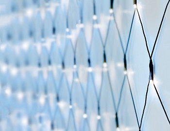 Гирлянда Сетка Koopman 2*1 м, 160 холодных белых LED ламп, зеленый ПВХ, IP44, Koopman International