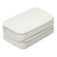 Набор губок для посуды из люфы и целлюлозы eco sponge, 2 шт.