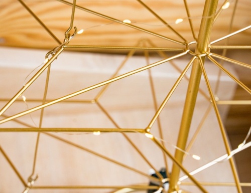 Подставка для украшений ЁЛКА ДОМИНИК, трехъярусная,  металл, золотая, 52х100 см, Edelman фото 4