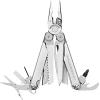 Мультитул Leatherman Wave Plus 2H, 18 функций, стальной, нейлоновый чехол