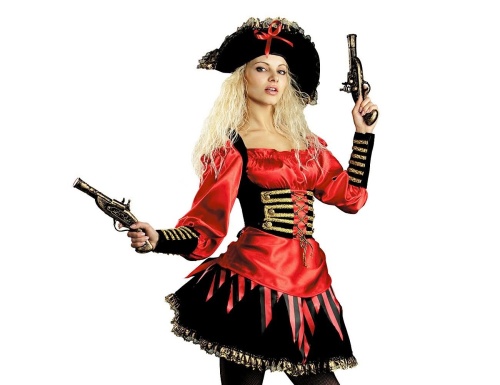 Карнавальный костюм для взрослых Пиратка фото 2