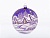 Ёлочный шар ХУТОРОК, 115 мм, фиолетовый, Елочка