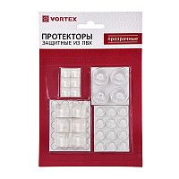 Протекторы защитные Vortex из ПВХ d10 мм 20шт, d13 мм 12шт, d22 мм 4шт, 13 мм 6шт, 20 мм 6шт 24167