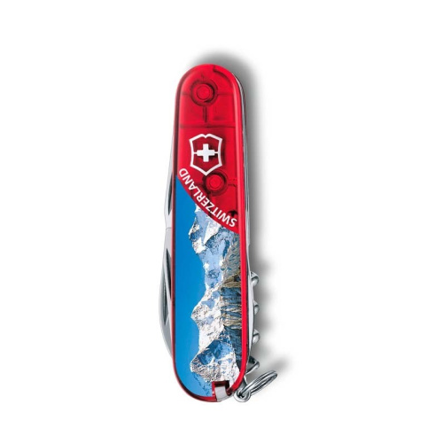 Нож Victorinox Climber Jungfrau, 91 мм, 14 функций, полупрозрачный красный (подар. упак.)