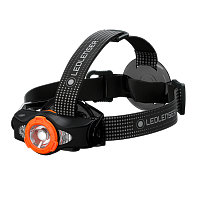 Фонарь светодиодный налобный LED Lenser MH11, черно-оранжевый, 1000 лм, аккумулятор