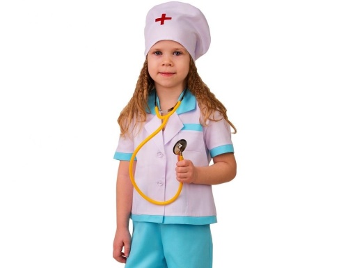 Карнавальный костюм Медсестра-2, Батик фото 2