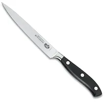 Нож Victorinox универсальный кованый, лезвие 15 см, черный (подарочная упаковка)