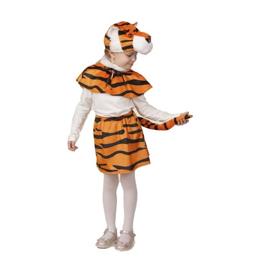 Карнавальный костюм Тигрица, размер 110-56, Батик фото 2