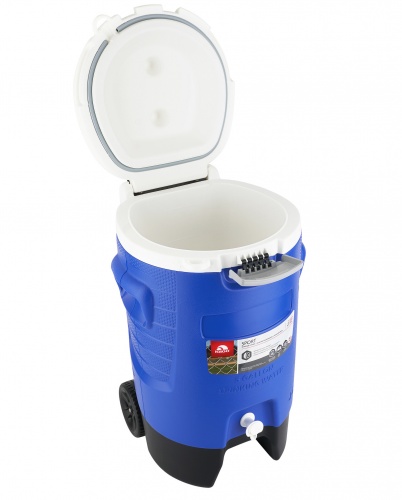 Изотермический контейнер (термобокс) Igloo 5 Gal Roller (18 л.), синий фото 2
