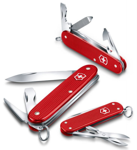 Нож Victorinox Alox Pioneer, 93 мм, 8 функций, красный (подарочная упаковка) фото 2