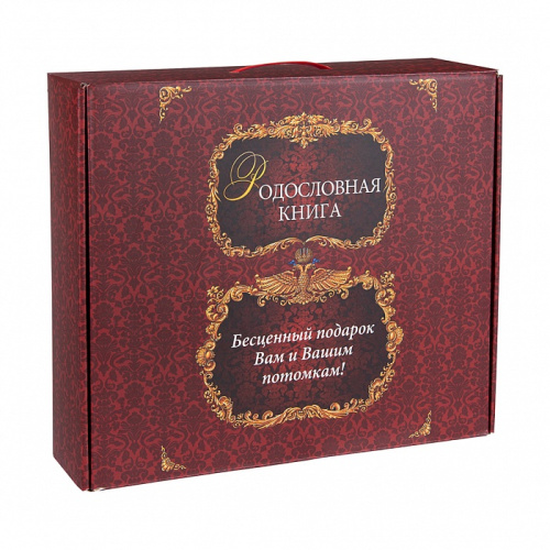 Подарочная Родословная Книга "Белая с Золотом" из Эко Кожи и Дерева фото 2