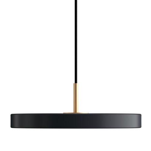 Светильник подвесной asteria mini, 31х10,5 см, черно-серый фото 3