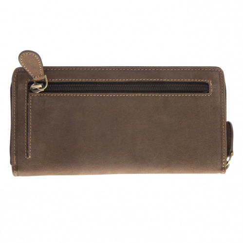 Бумажник Klondike Mary, коричневый, 19,5x10 см фото 6