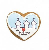 Пряник Сердце " I Love Moscow"