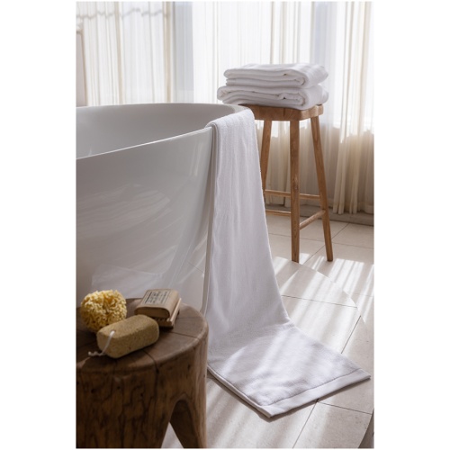 Полотенце банное белого цвета фото 5
