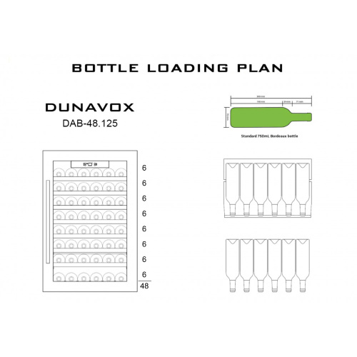 Винный шкаф Dunavox DAB-48.125 фото 3