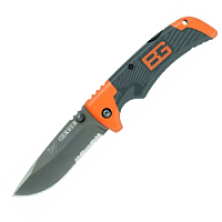 Нож Gerber Bear Grylls Scout, серрейторное, блистер, (1013958), 31-000754