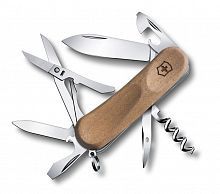Нож Victorinox EvoWood 14, 85 мм, 12 функций, дерево, 2.3901.63