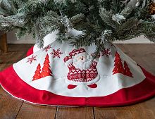 Юбка для декорирования основания ёлки "Санта сканди", текстиль, 92 см, Peha Magic