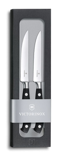 Набор Victorinox кухонный, 2 предмета, лезвие волнистое,  (подарочная упаковка), 7.7242.2W