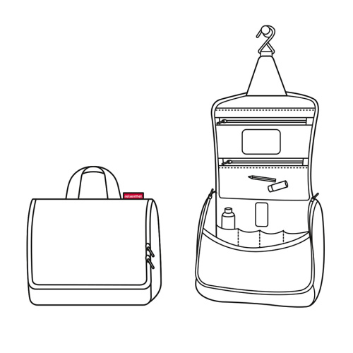Сумка-органайзер Toiletbag glencheck red фото 6
